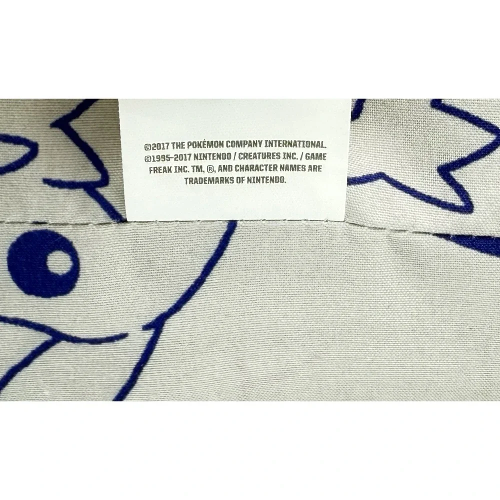 Brand New Pokemon Queen Sheet Set 2017 Sun Moon Alola Starters Bedding Bag